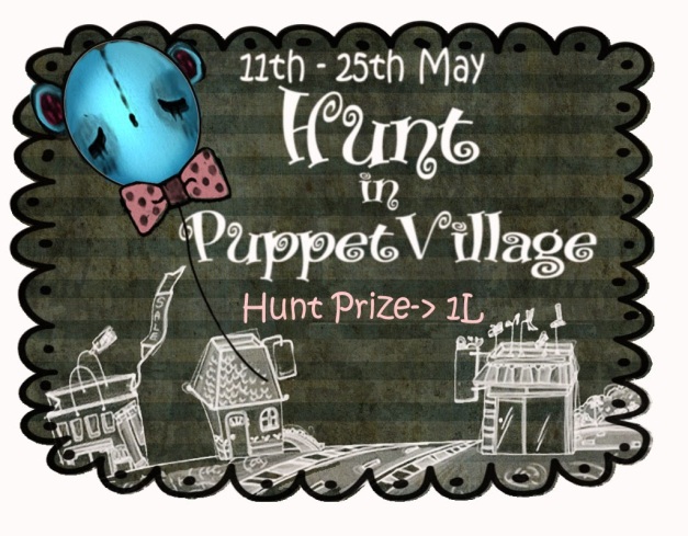 Hunt in Puppet village-poster